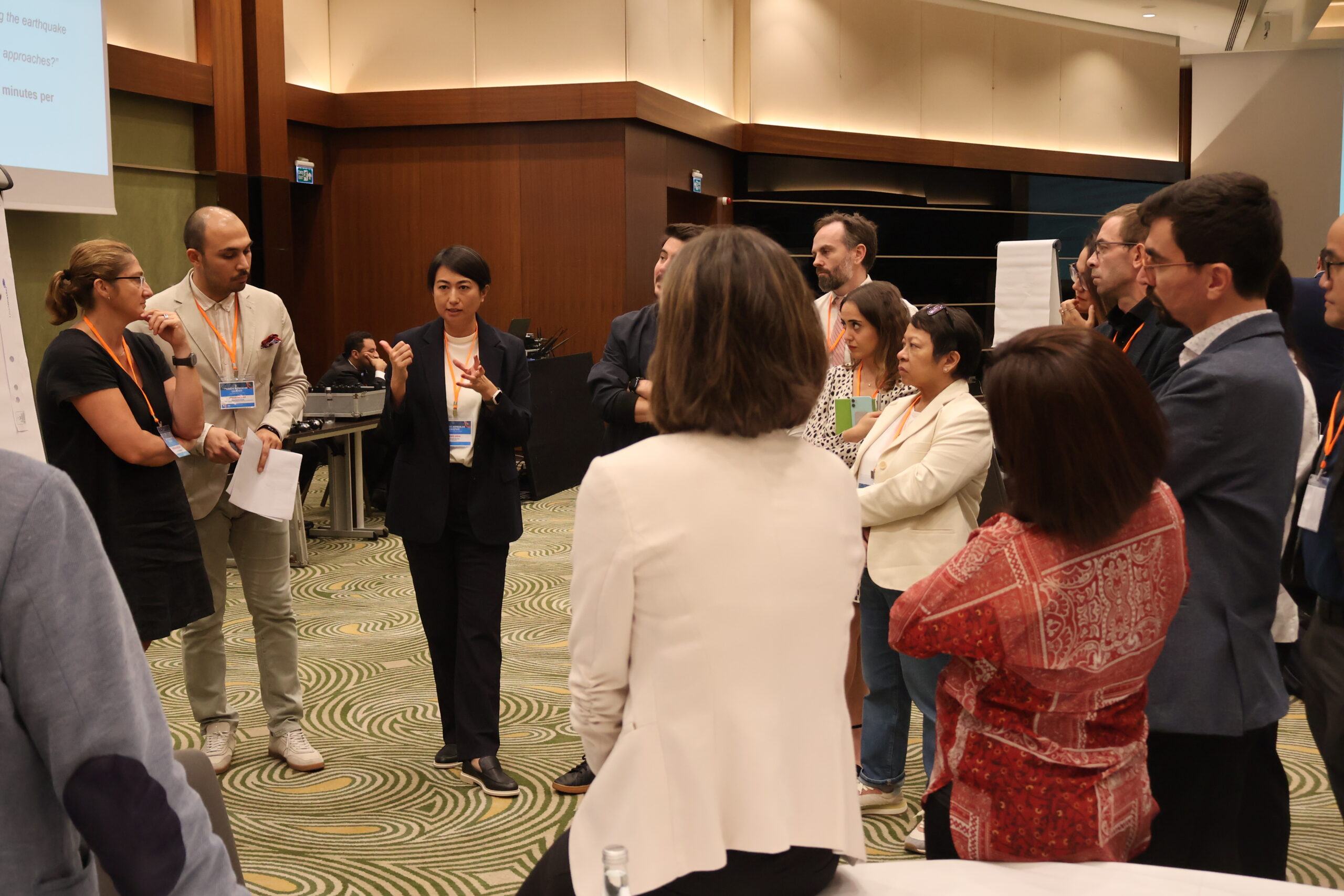 The workshop combined plenary sessions, panels, and group work.