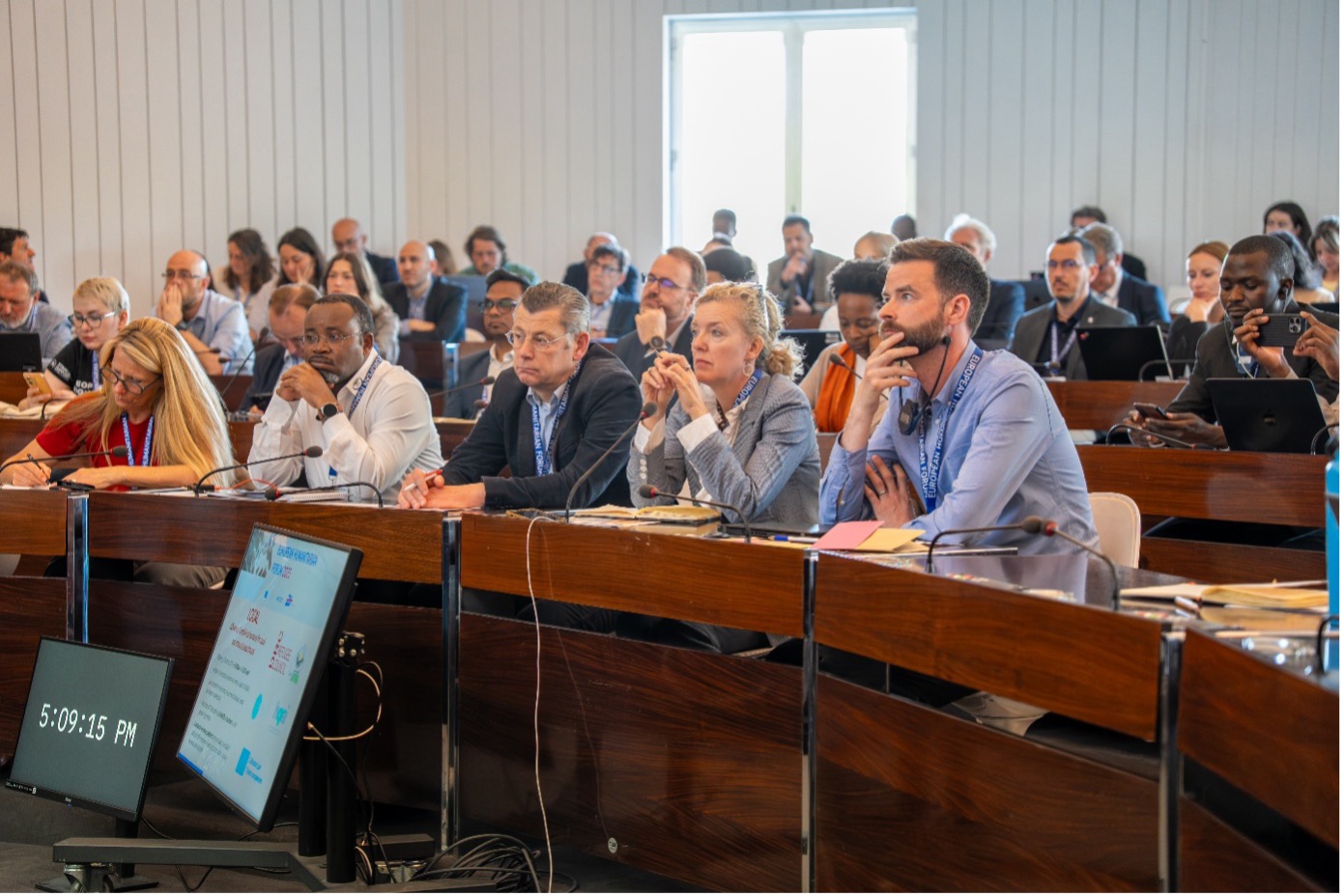 Participants at the “Economics of Environmental and Climate Action in the Face of Humanitarian Impacts” workshop. Photo: European Humanitarian Forum