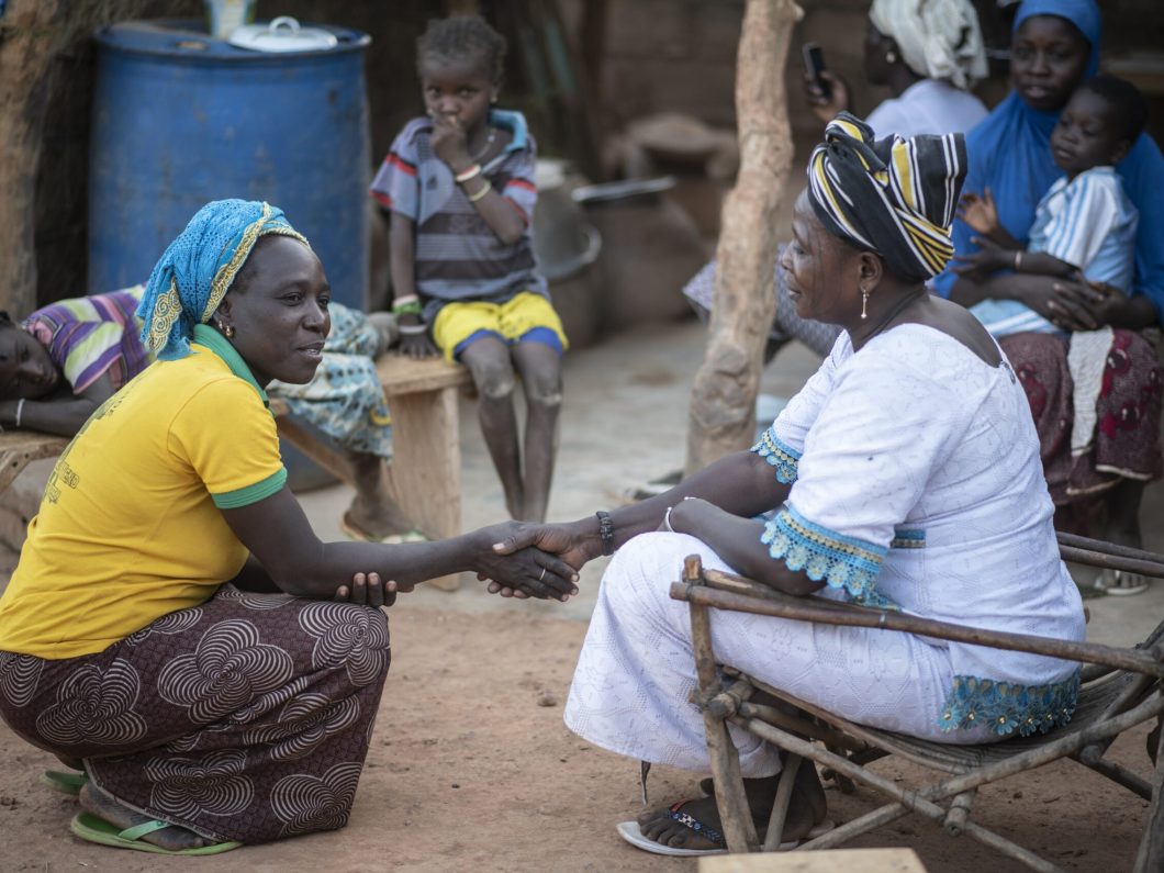 Displaced families are hosted by local communities in Burkina Faso