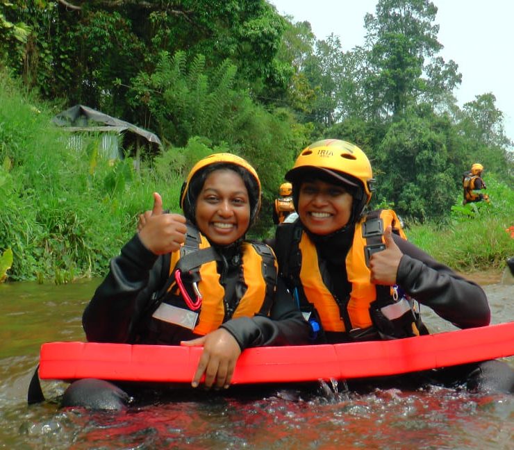 Search and rescue training in swift water Sri Lanka