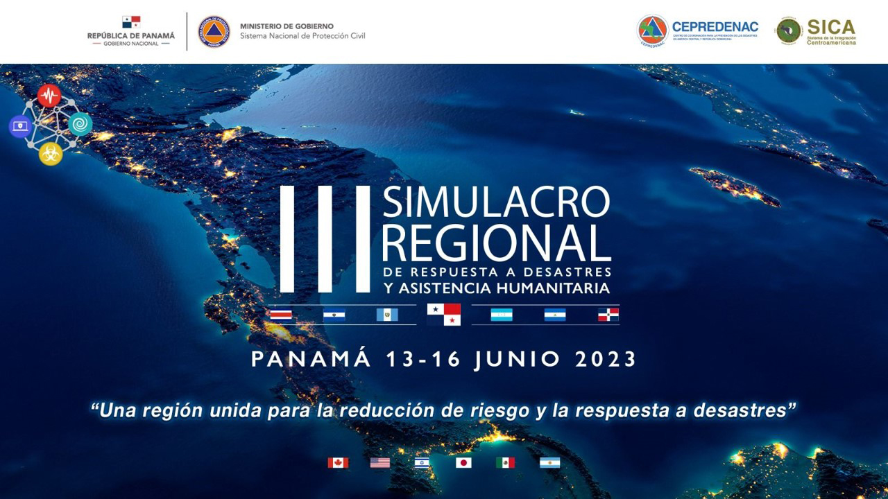 III Simulacro Regional de CEPREDENAC en Panamá