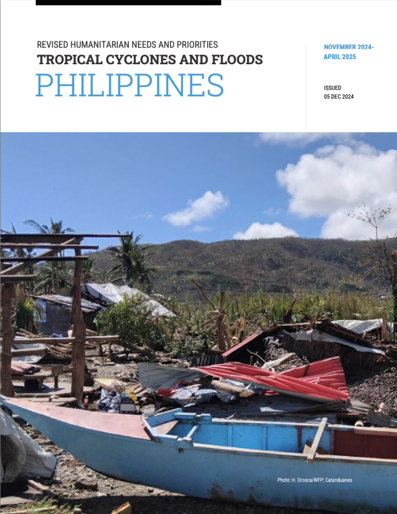 Philippines: Tropical Cyclones and Floods Revised Humanitarian Needs and Priorities (Nov 2024 - April 2025)