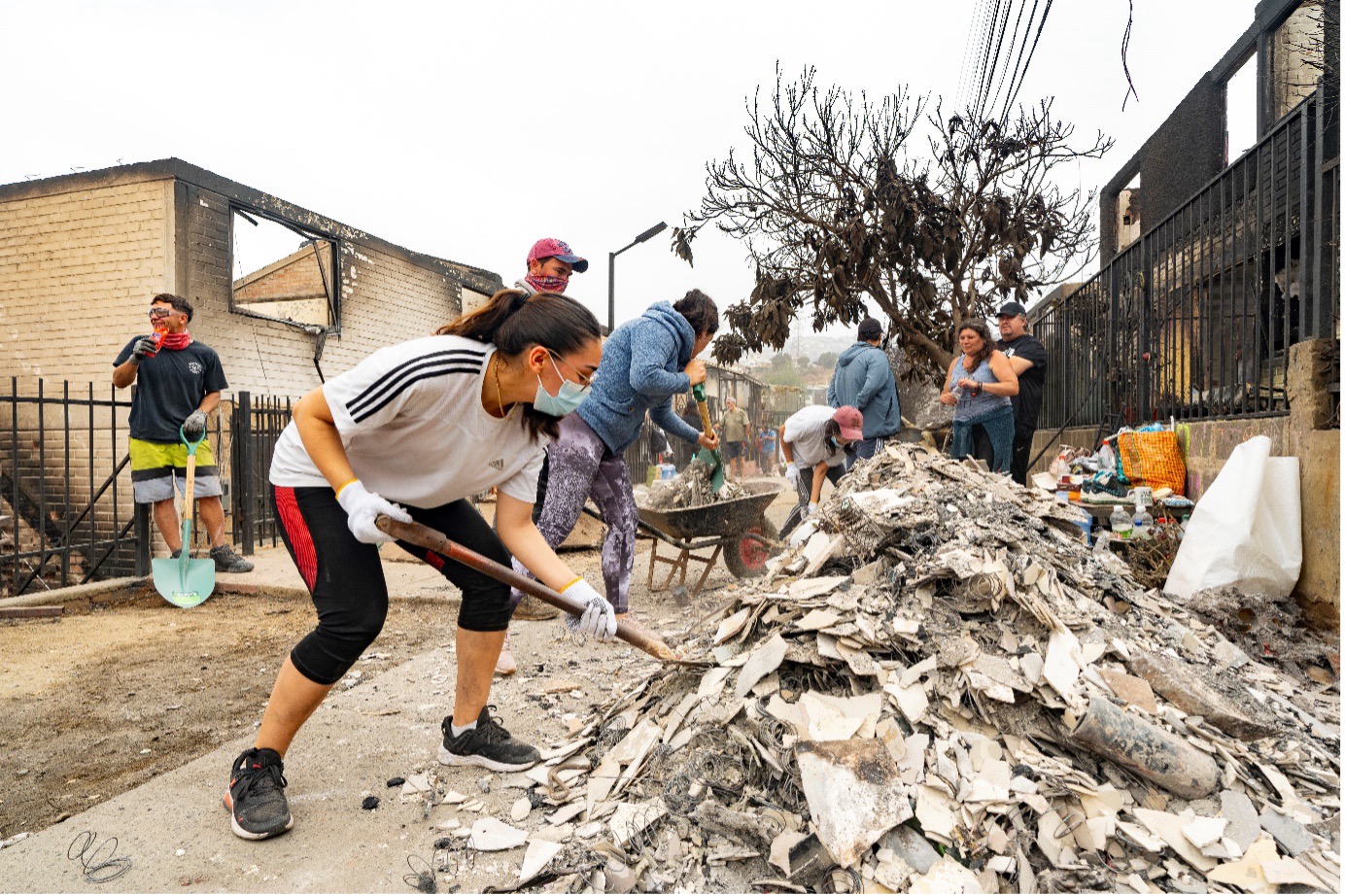 Desafío responded to the wildfires of 2024 and 2025.