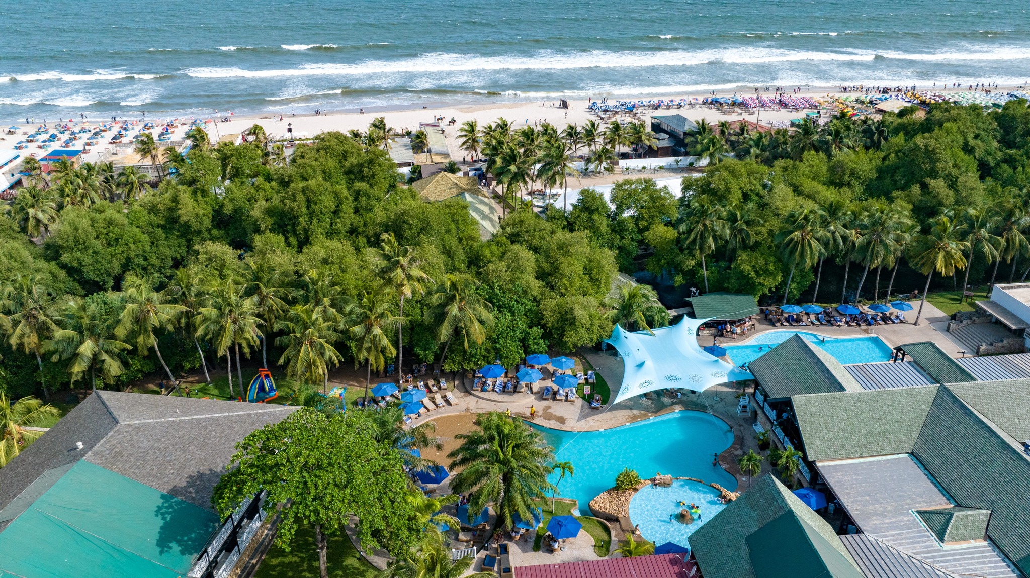 The Labadi Beach Hotel in Accra, Ghana, trains its staff in safety drills and offered temporary refuge to tourists and displaced residents during floods. Photo: Labadi Beach Hotel
