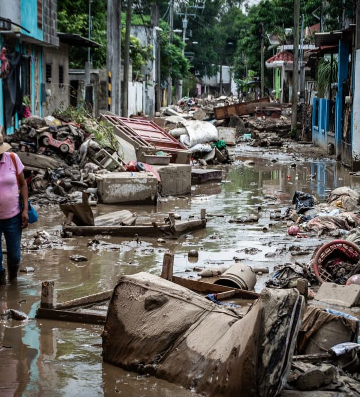 Mexico is suffering from severe flooding. Here, an image from Álamo, Veracruz. Photo: Enrique Polito/Medical Impact