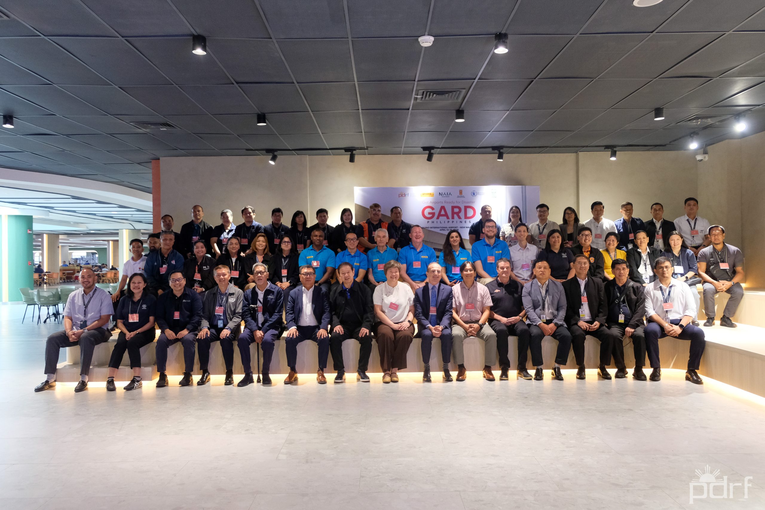 More than 40 people โ airport staff, government agencies, humanitarian organizations, and trainers โ spent three days at Ninoy Aquino International Airport (NAIA) working through a single question: what would this airport need to do on its worst day? Photo credit: PDRF